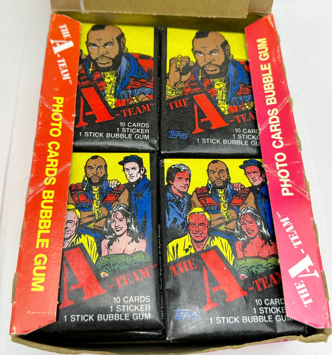 1983 The A-Team TV Show Vintage FULL 36 Pack Trading Card Wax Box Topps   - TvMovieCards.com