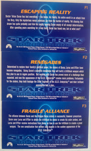 Star Trek Generations Cinema Foil Chase Card Set 3 cards F1 - F3 Skybox 1995 - TvMovieCards.com