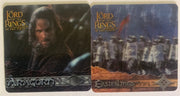 Lord of the Rings The Two Towers Action Flipz Box Chase Card Set 2 Cards Ci1 + C - TvMovieCards.com