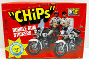 1979 Chips TV Show Vintage FULL 36 Pack Sticker Trading Card Wax Box Donruss   - TvMovieCards.com