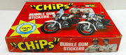1979 Chips TV Show Vintage FULL 36 Pack Sticker Trading Card Wax Box Donruss   - TvMovieCards.com