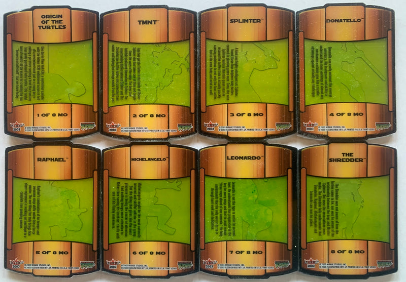 Teenage Mutant Ninja Turtles Series 1 Mutant Ooze Chase Card set 8 TMNT Fleer 20 - TvMovieCards.com