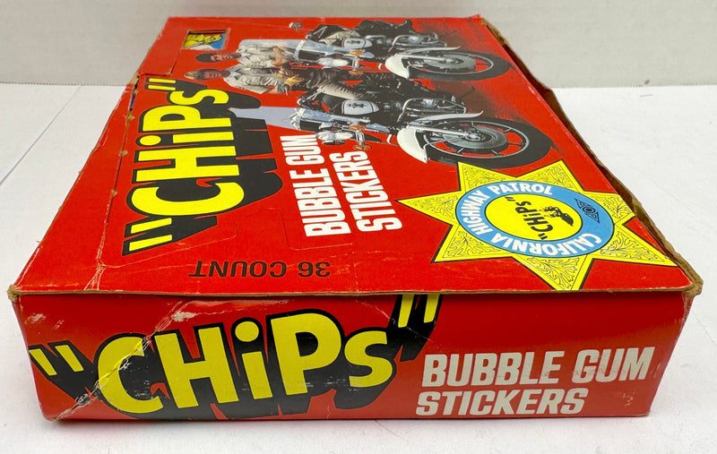 1979 Chips TV Show Vintage FULL 36 Pack Sticker Trading Card Wax Box Donruss   - TvMovieCards.com