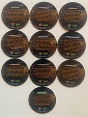 Teenage Mutant Ninja Turtles Series 1 Sewer Covers Chase Card set 10 TMNT Fleer - TvMovieCards.com
