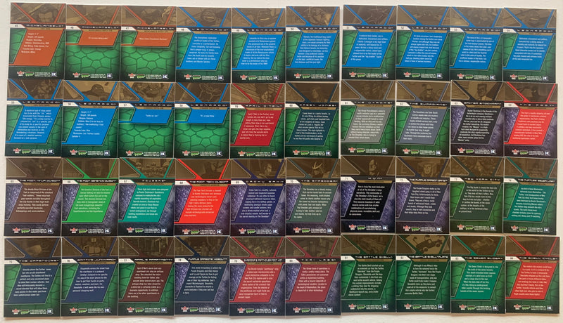 Teenage Mutant Ninja Turtles Series 1 Gold Parallel Card Set 84 Cards TMNT Fleer - TvMovieCards.com