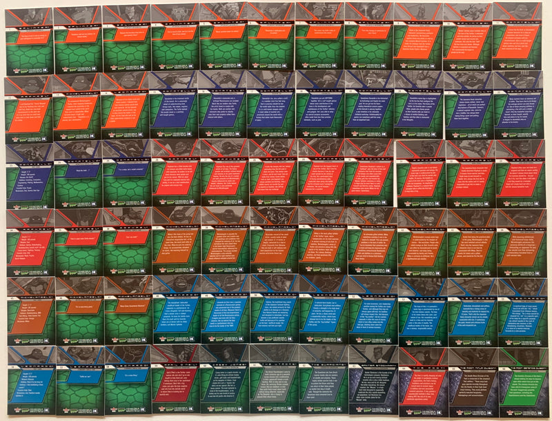 Teenage Mutant Ninja Turtles Series 1 Base Card Set 125 Cards TMNT Fleer 2003 - TvMovieCards.com