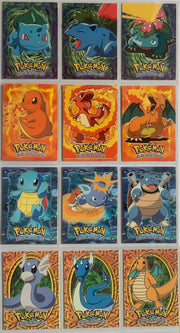 1999 Pokemon The 1st Movie Evolution Chase Card Set 12 Black Logo Cards E1-12 - TvMovieCards.com