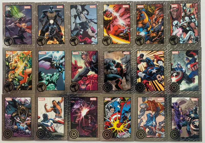 Marvel Universe 2014 Greatest Battles Expansion Chase Card Set 18 Cards 91-108 R - TvMovieCards.com