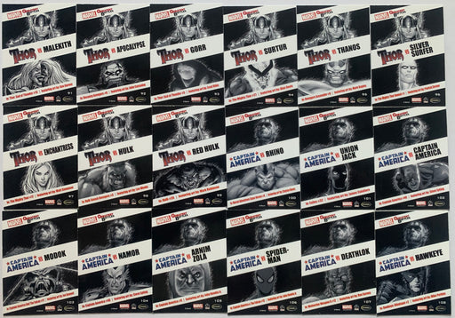 Marvel Universe 2014 Greatest Battles Expansion Chase Card Set 18 Cards 91-108 R - TvMovieCards.com