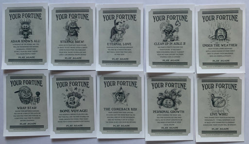 NYCC 2022 Topps GARBAGE PAIL KIDS GPK Fortune Teller Sticker Set (10) Adam Bomb - TvMovieCards.com