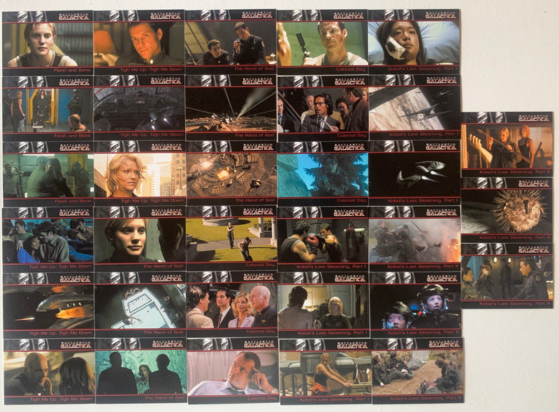 Battlestar Galactica Season One Base Trading Card Set 81 Cards 2006 - TvMovieCards.com