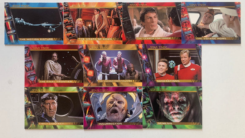Star Trek Complete Movies 2007 Behind the Scenes Chase Card Set B1-B10 - TvMovieCards.com