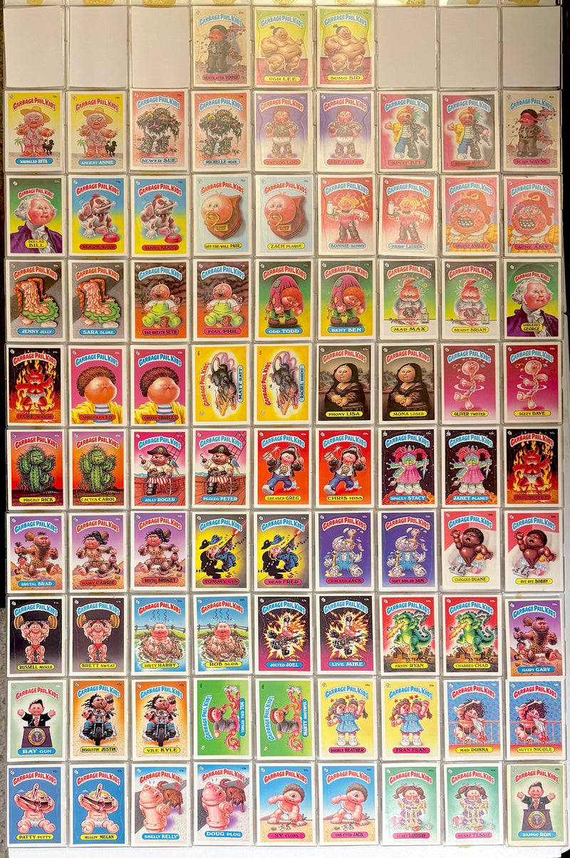 Garbage Pail Kids GPK OS2 Series 2 Sticker Card Set 84 Cards 44a-83b - TvMovieCards.com