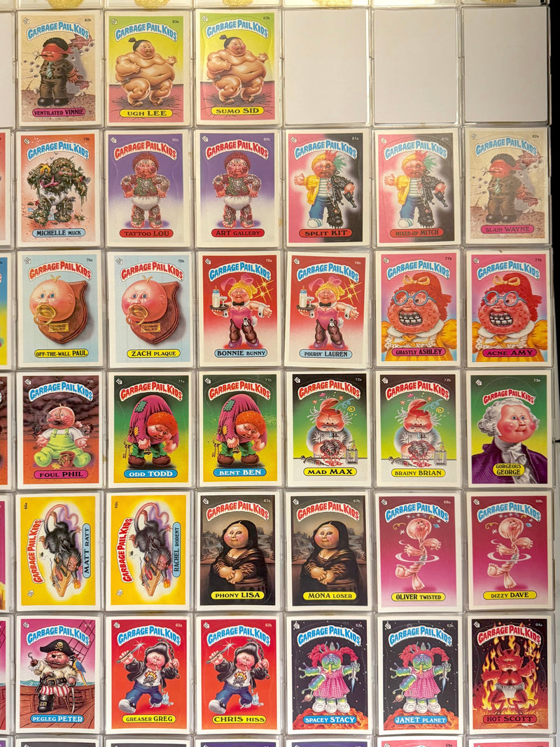 Garbage Pail Kids GPK OS2 Series 2 Sticker Card Set 84 Cards 44a-83b - TvMovieCards.com