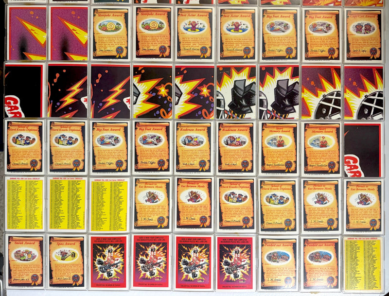 Garbage Pail Kids GPK OS2 Series 2 Sticker Card Set 84 Cards 44a-83b - TvMovieCards.com