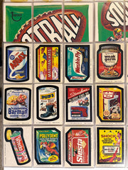 1975 Wacky Packages Stickers Series 12 Tan Back Card Set 27/27 with Puzzle - TvMovieCards.com