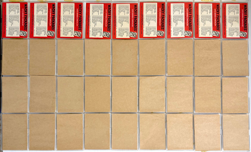 1975 Wacky Packages Stickers Series 12 Tan Back Card Set 27/27 with Puzzle - TvMovieCards.com