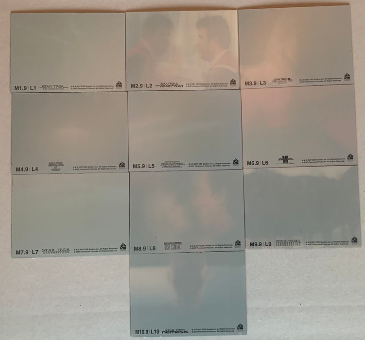 Star Trek Complete Movies 2007 3D Motion Lenticular Chase Card Set L1 - L10 - TvMovieCards.com