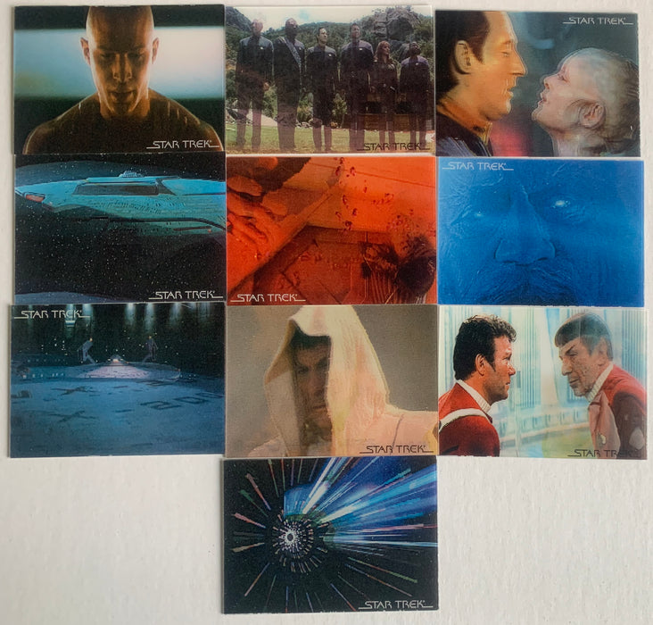 Star Trek Complete Movies 2007 3D Motion Lenticular Chase Card Set L1 - L10 - TvMovieCards.com