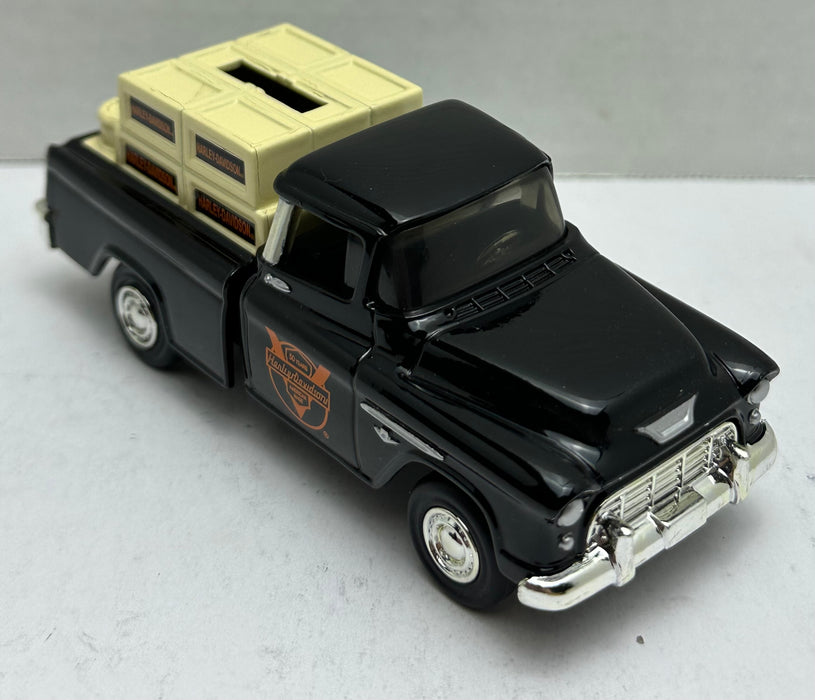 Harley Davidson 1955 Chevy Cameo Pickup Truck Dime Bank 1:43 Scale Diecast   - TvMovieCards.com