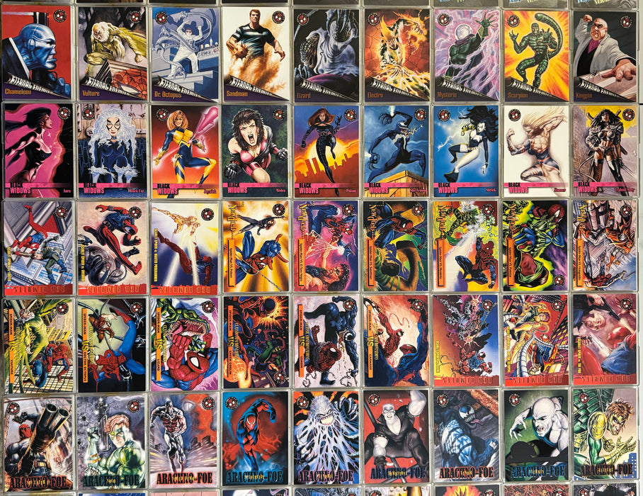 1996 Spider-Man Premium Eternal Evil Base Trading Card Set of 100 Cards Fleer/Sk - TvMovieCards.com