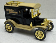 Harley Davidson 1913 Ford Model T Van Dime Bank 1:43 Scale Diecast   - TvMovieCards.com