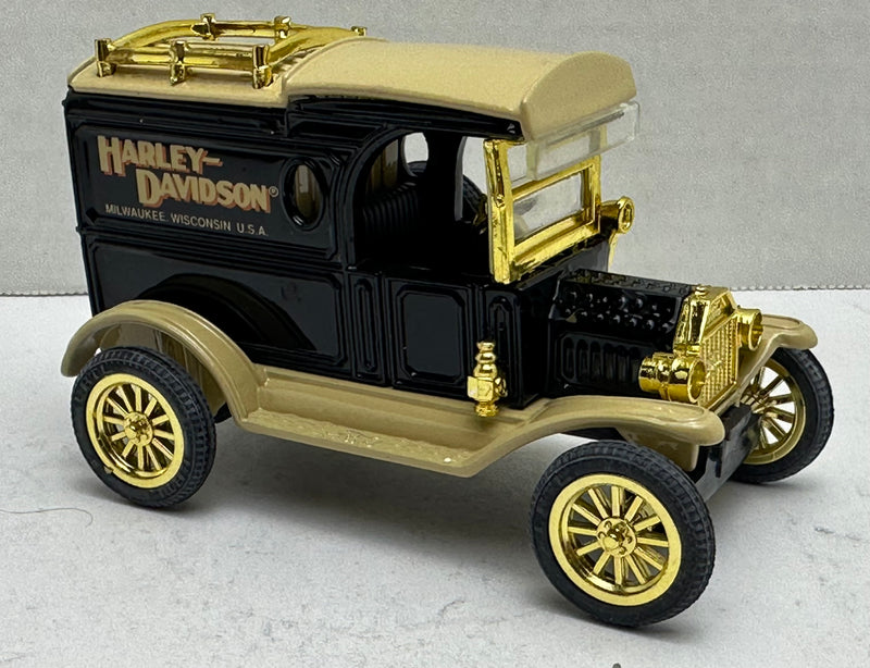 Harley Davidson 1913 Ford Model T Van Dime Bank 1:43 Scale Diecast   - TvMovieCards.com