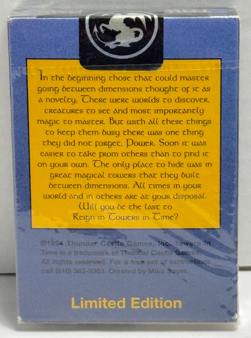 1994 Towers In Time Starter Deck 56 Cards Sealed Thunder Castle Games - TvMovieCards.com
