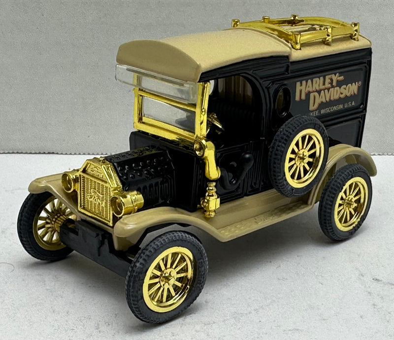 Harley Davidson 1913 Ford Model T Van Dime Bank 1:43 Scale Diecast   - TvMovieCards.com