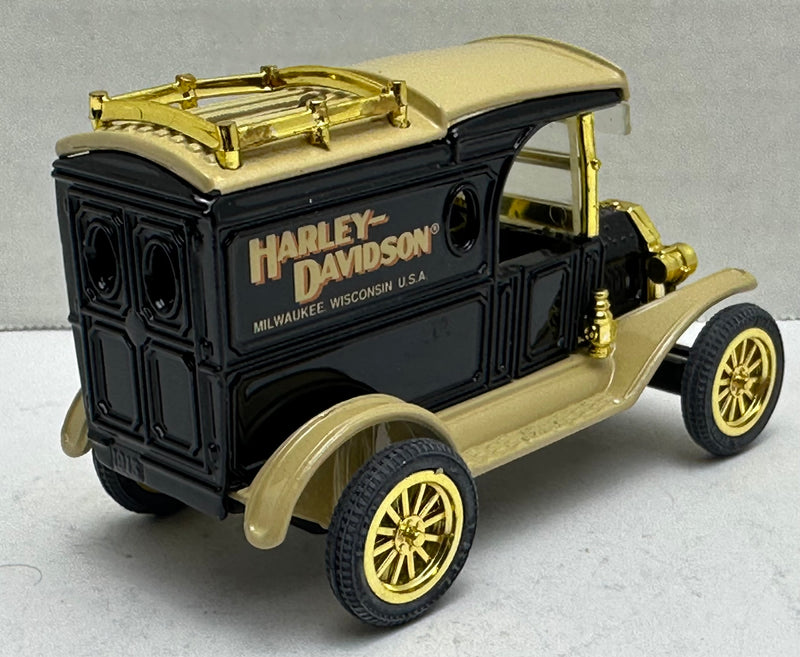 Harley Davidson 1913 Ford Model T Van Dime Bank 1:43 Scale Diecast   - TvMovieCards.com