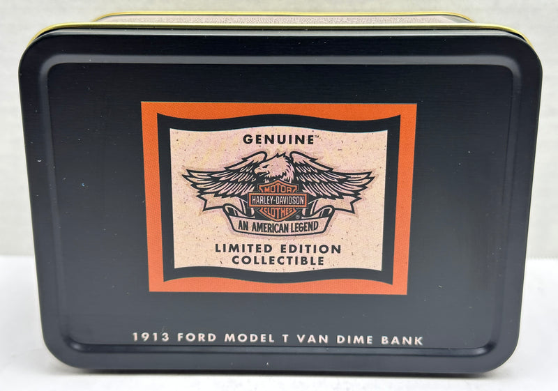 Harley Davidson 1913 Ford Model T Van Dime Bank 1:43 Scale Diecast   - TvMovieCards.com