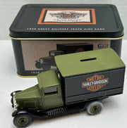 Harley Davidson 1930 Chevy Delivery Truck Dime Bank 1:43 Scale Diecast   - TvMovieCards.com