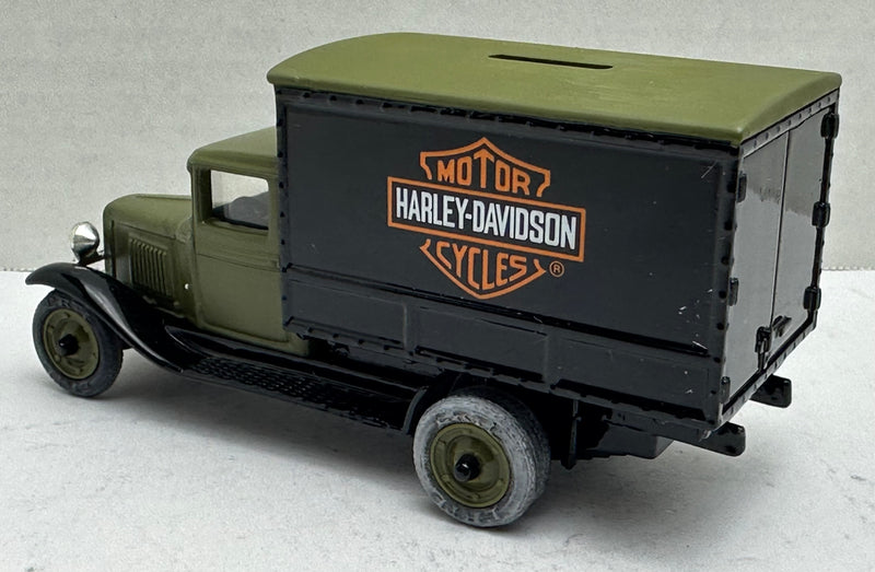 Harley Davidson 1930 Chevy Delivery Truck Dime Bank 1:43 Scale Diecast   - TvMovieCards.com