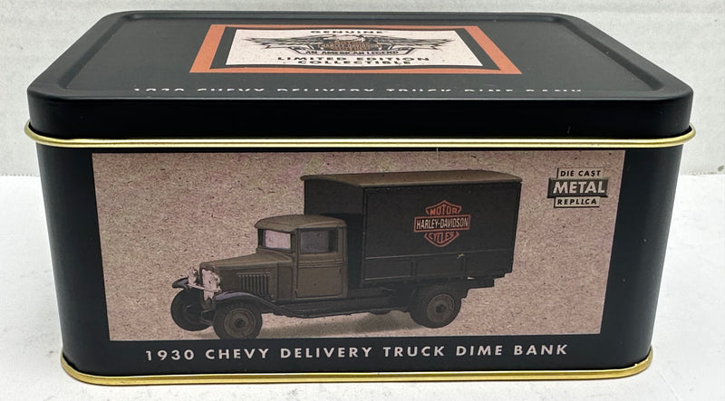 Harley Davidson 1930 Chevy Delivery Truck Dime Bank 1:43 Scale Diecast   - TvMovieCards.com