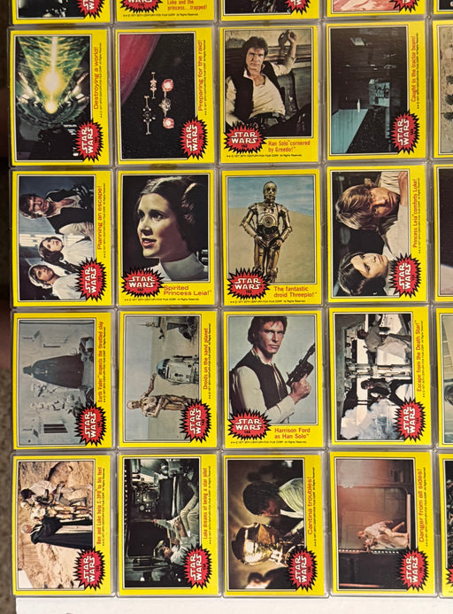 1977 Star Wars Series 3 Yellow Vintage Card Set Cards #133-#198 Topps - TvMovieCards.com