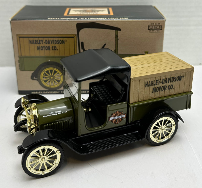 Harley Davidson 1916 Studebaker Pickup Truck Bank 1:25 Scale Diecast   - TvMovieCards.com