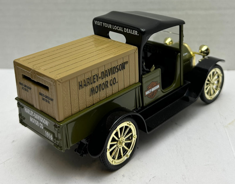Harley Davidson 1916 Studebaker Pickup Truck Bank 1:25 Scale Diecast   - TvMovieCards.com