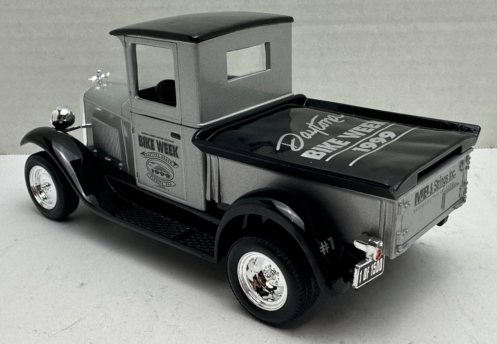 1999 Daytona Bike Week 1928 Chevy Pickup Truck Bank 1:25 Scale Diecast   - TvMovieCards.com