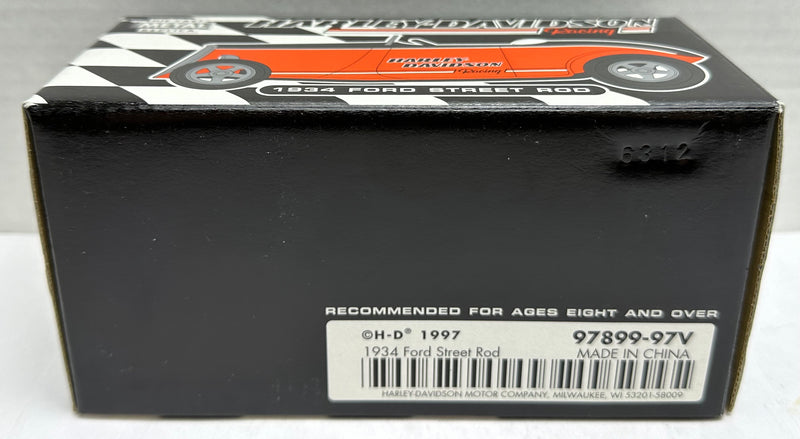 Harley Davidson Racing 1934 Ford Street Rod Replica 1:25 Scale Diecast 97899-97V   - TvMovieCards.com