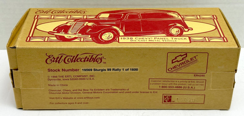 Harley Davidson 1938 Chevy Panel Truck Sturgis 1999 Rally 1:25 Scale Diecast   - TvMovieCards.com