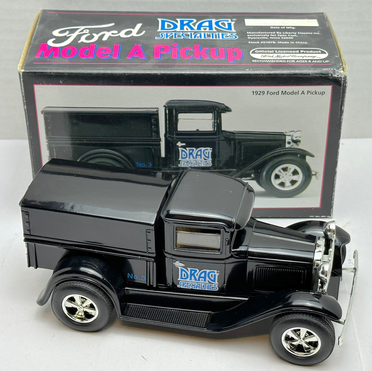 1929 Ford Model A PIckup Drag Specialities Coin Bank 1:25 Scale Diecas ...