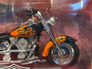 1999 Mattel Barbie #29207 & Harley Davidson Fat Boy Motorcycle Flames 29016 NIB - TvMovieCards.com