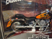 1999 Mattel Barbie #29207 & Harley Davidson Fat Boy Motorcycle Flames 29016 NIB - TvMovieCards.com
