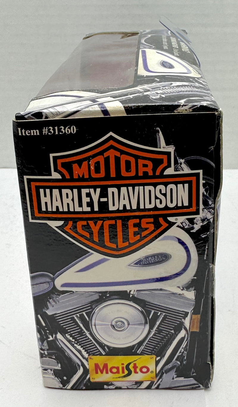1998 Maisto Harley Davidson XLH Sportster 1200 Blue 1:18 Scale   - TvMovieCards.com