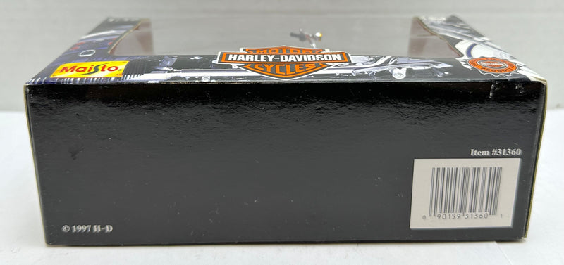 1998 Maisto Harley Davidson XLH Sportster 1200 Blue 1:18 Scale   - TvMovieCards.com
