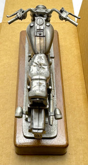1991 Harley Davidson FXSTC Softail Custom Fine Pewter Sculpture 99304-91 VT   - TvMovieCards.com