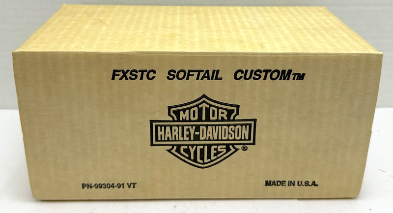 1991 Harley Davidson FXSTC Softail Custom Fine Pewter Sculpture 99304-91 VT   - TvMovieCards.com