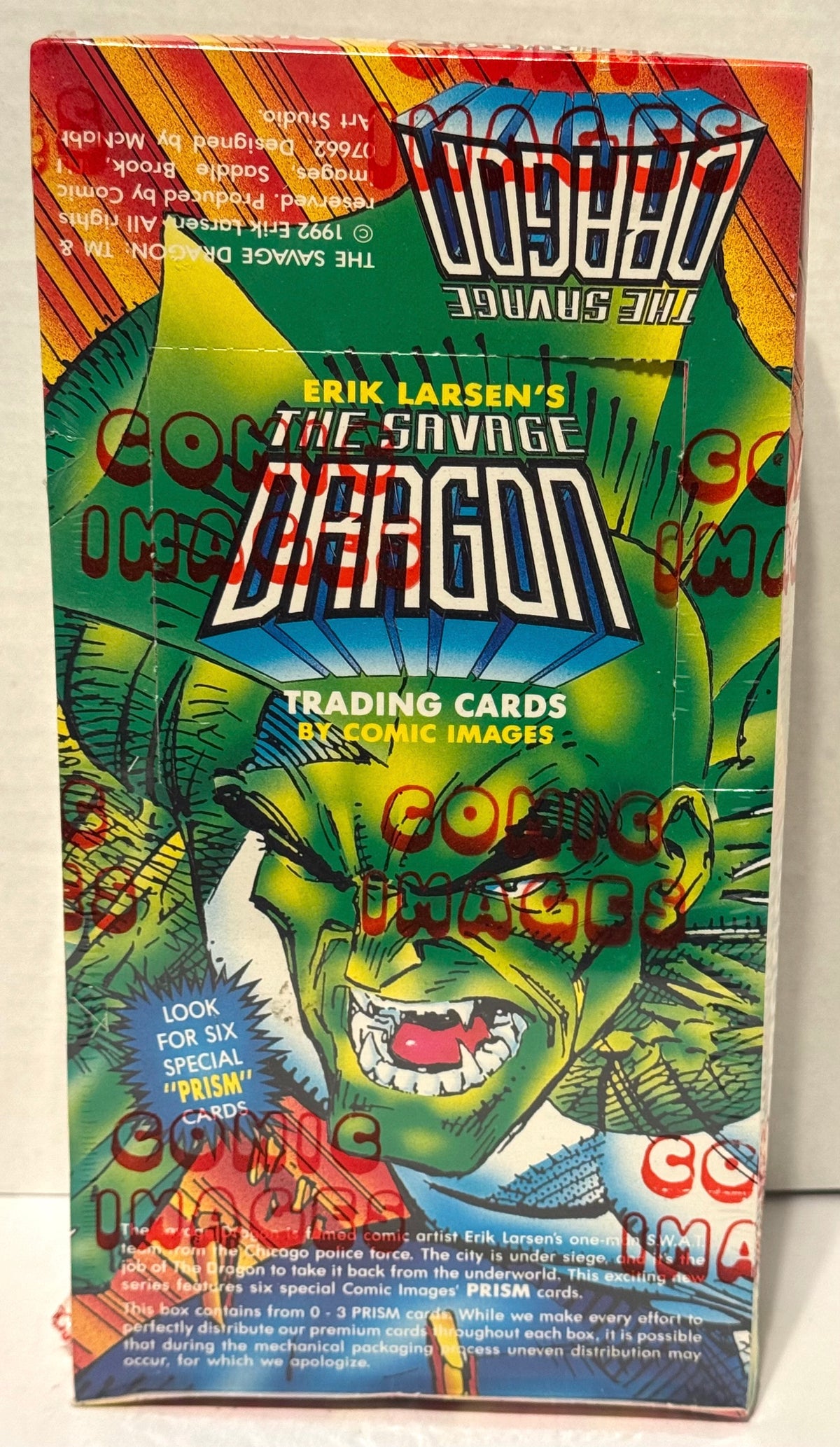 1992 Erik Larsen's The Savage Dragon Trading Card Box Comic