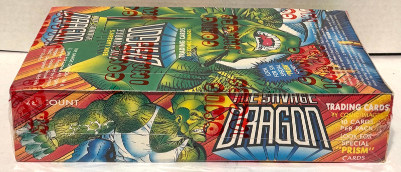 1992 Erik Larsen's The Savage Dragon Trading Card Box Comic Images 48 Packs - TvMovieCards.com