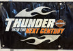 Harley Davidson Dealer Showroom Banner "Thunder into the Next Century" 36" x 94   - TvMovieCards.com